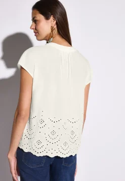 Blouse avec broderie