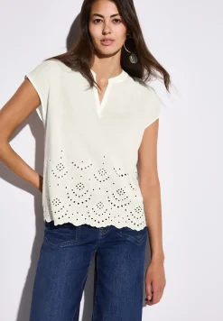 Blouse avec broderie