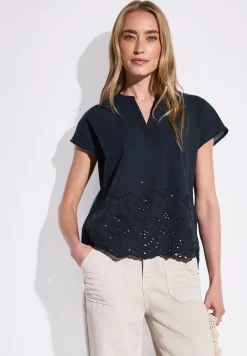 Blouse avec broderie
