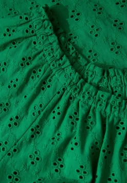 Blouse avec broderie ajourée