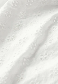 Blouse avec broderie ajourée