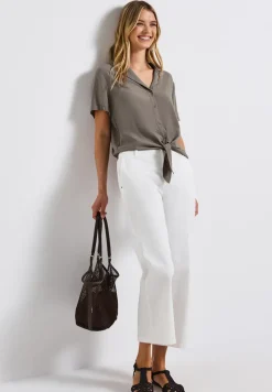 Blouse avec col bowling
