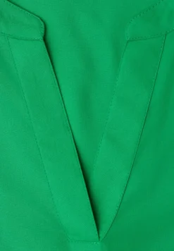 Blouse avec col fendu et turn-up