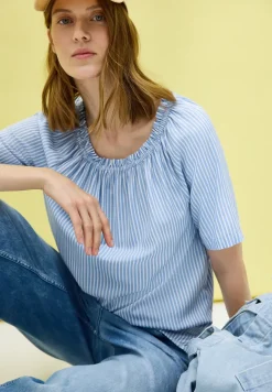 Blouse avec col élastique