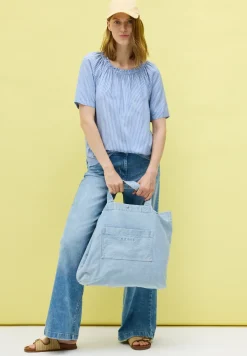 Blouse avec col élastique