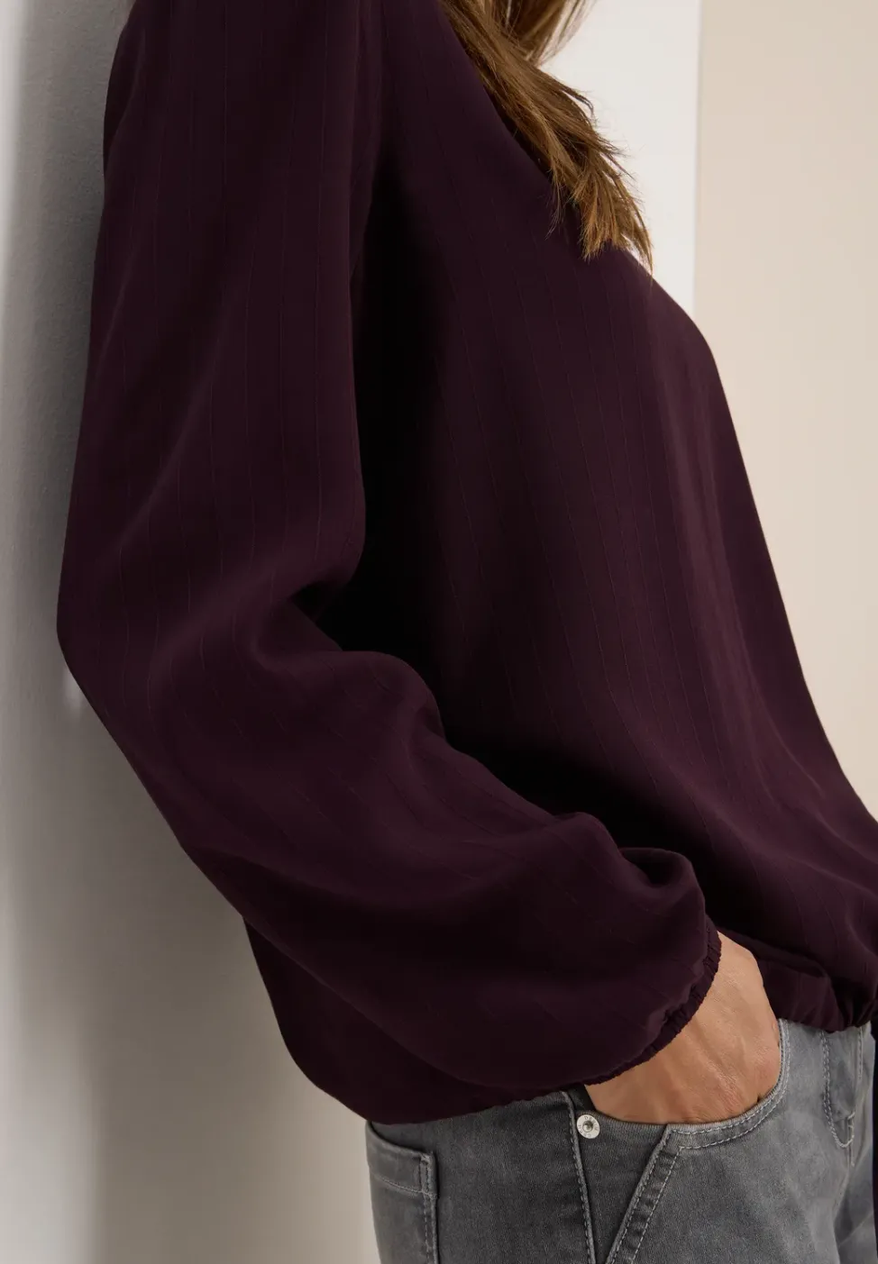 Blouse avec cordon de serrage
