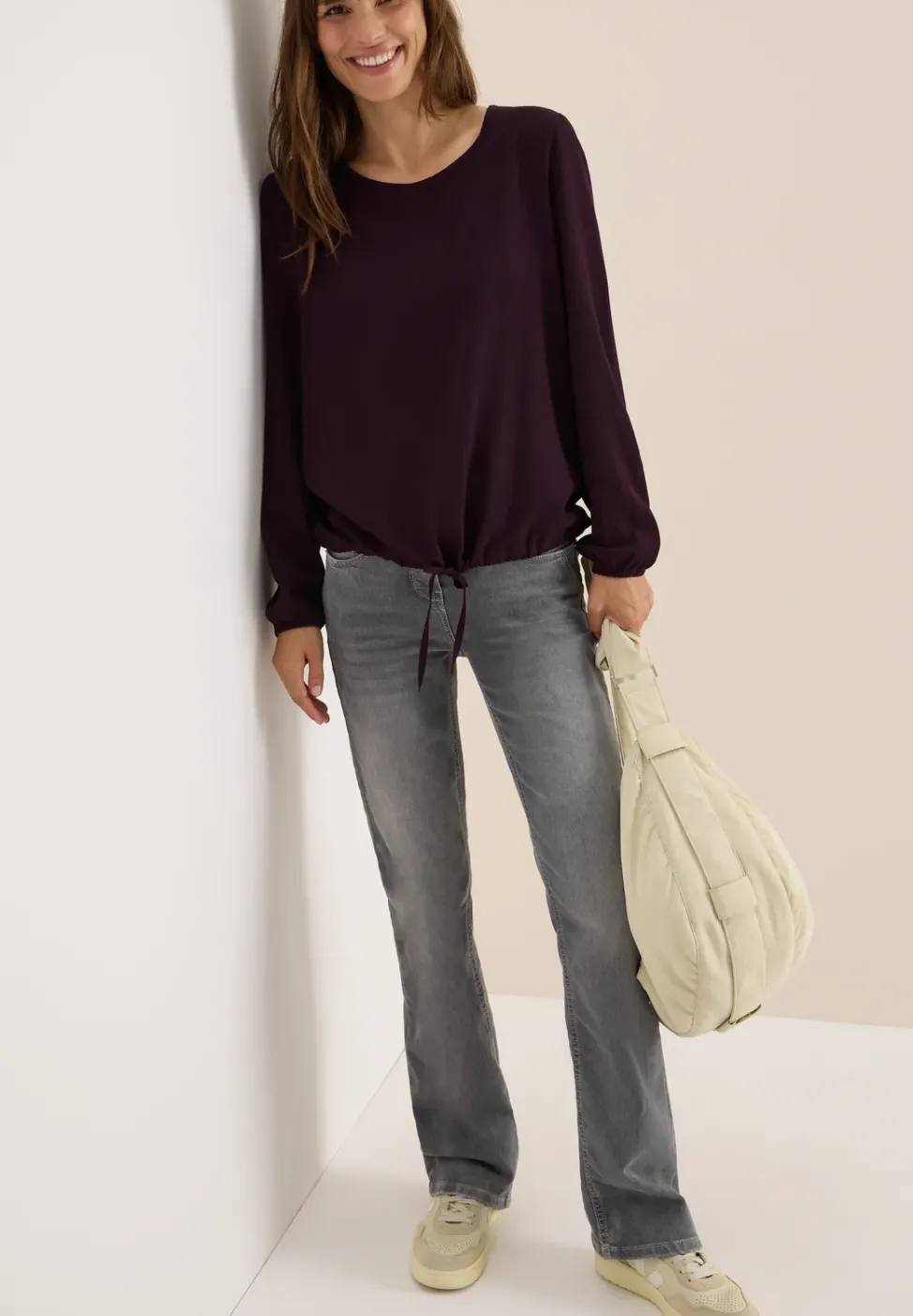 Blouse avec cordon de serrage