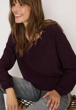 Blouse avec cordon de serrage