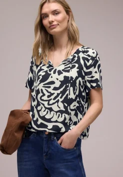 Blouse avec détail de string