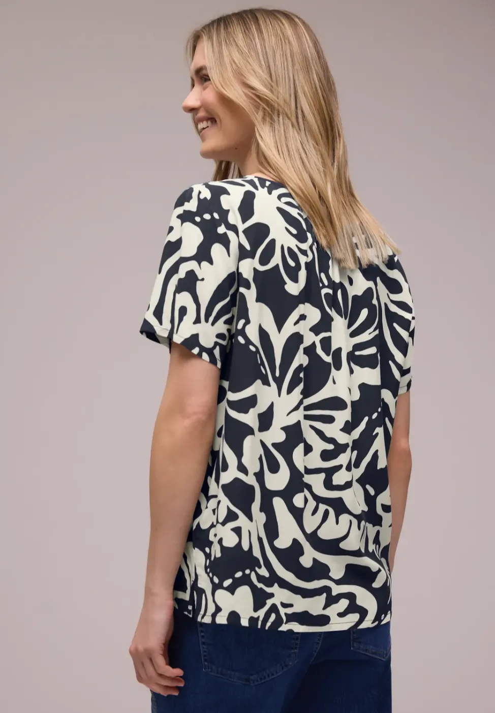 Blouse avec détail de string