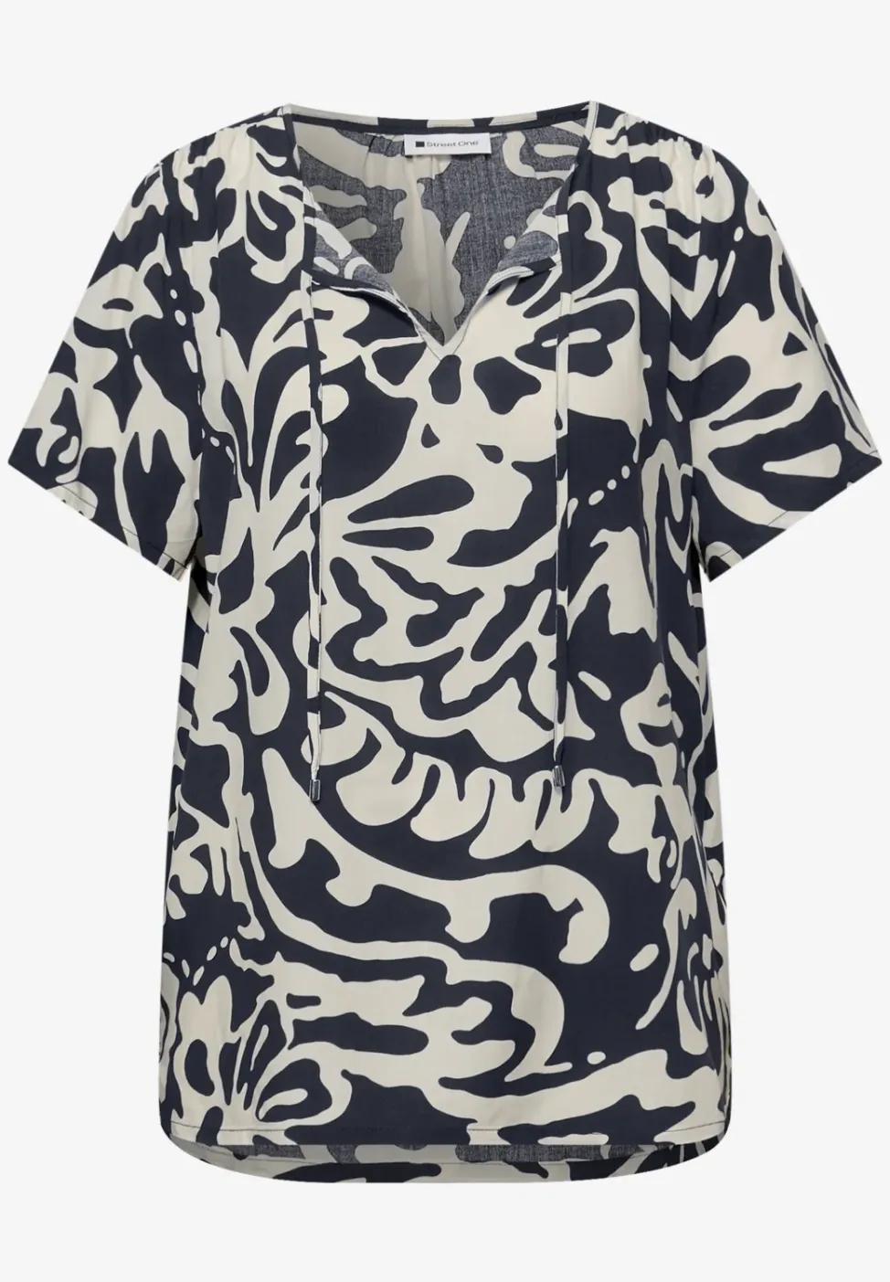 Blouse avec détail de string