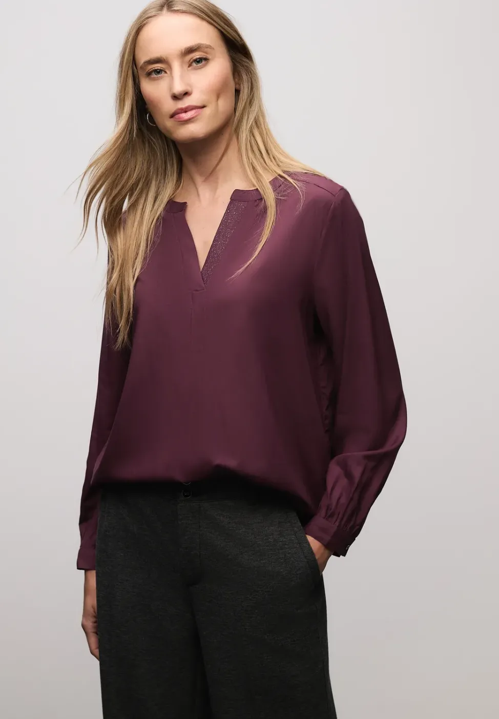 Blouse avec détail scintillant