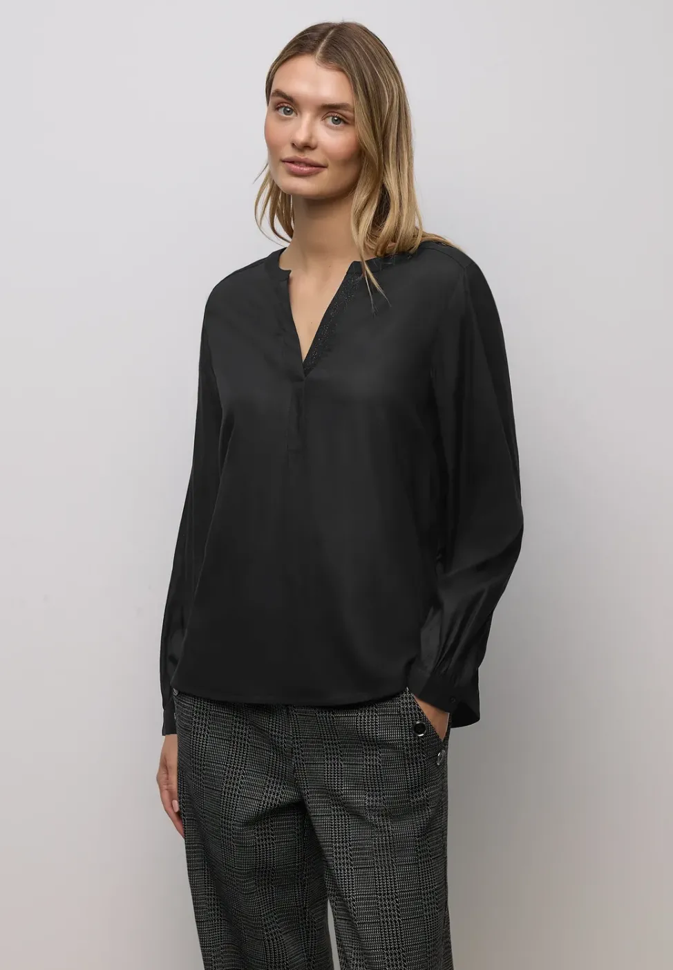 Blouse avec détail scintillant