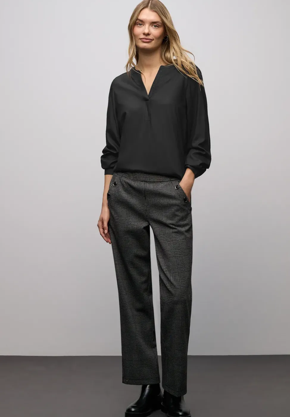 Blouse avec détail scintillant