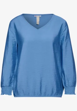 Blouse avec détail smocké