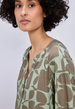 Blouse avec détail smocké