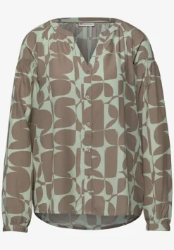 Blouse avec détail smocké