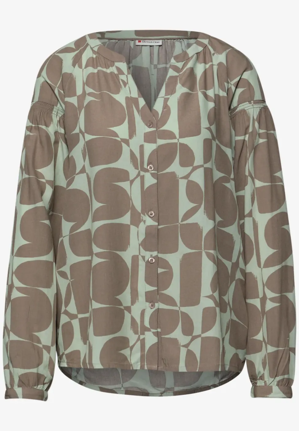 Blouse avec détail smocké