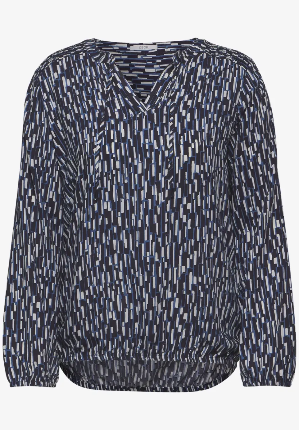 Blouse avec détail smocké