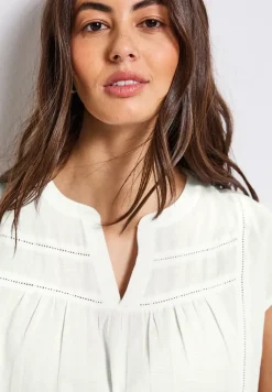 Blouse avec détails de bande
