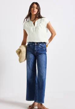 Blouse avec détails de bande