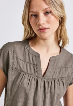Blouse avec détails de bande