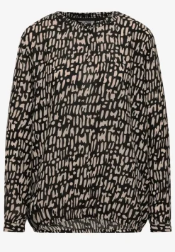 Blouse avec encolure smockée