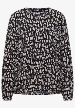 Blouse avec encolure smockée