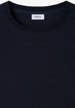Blouse avec encolure smockée