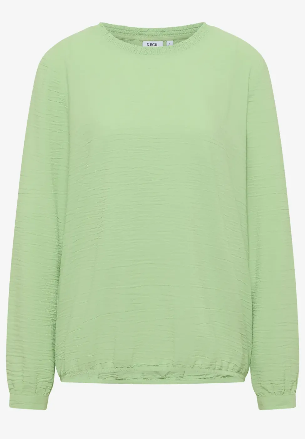 Blouse avec encolure smockée