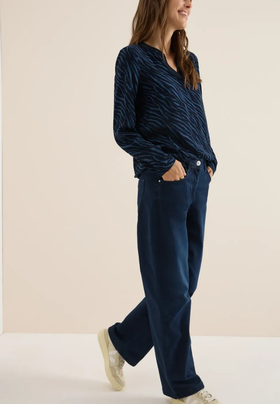 Blouse avec imprimé zèbre