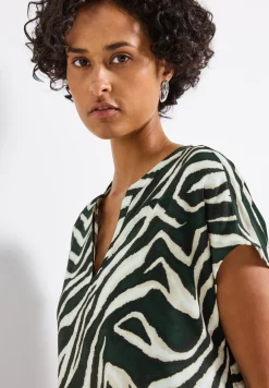 Blouse avec motif zèbre