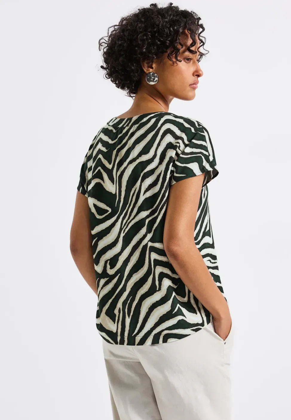 Blouse avec motif zèbre