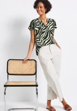Blouse avec motif zèbre