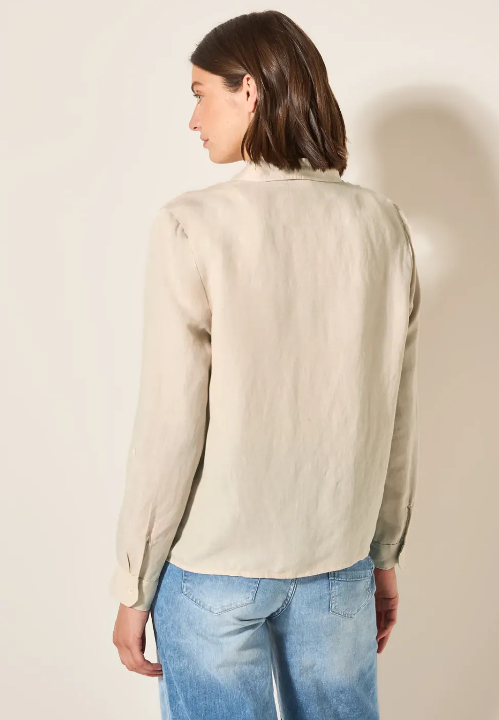 Blouse avec nœud à l'ourlet