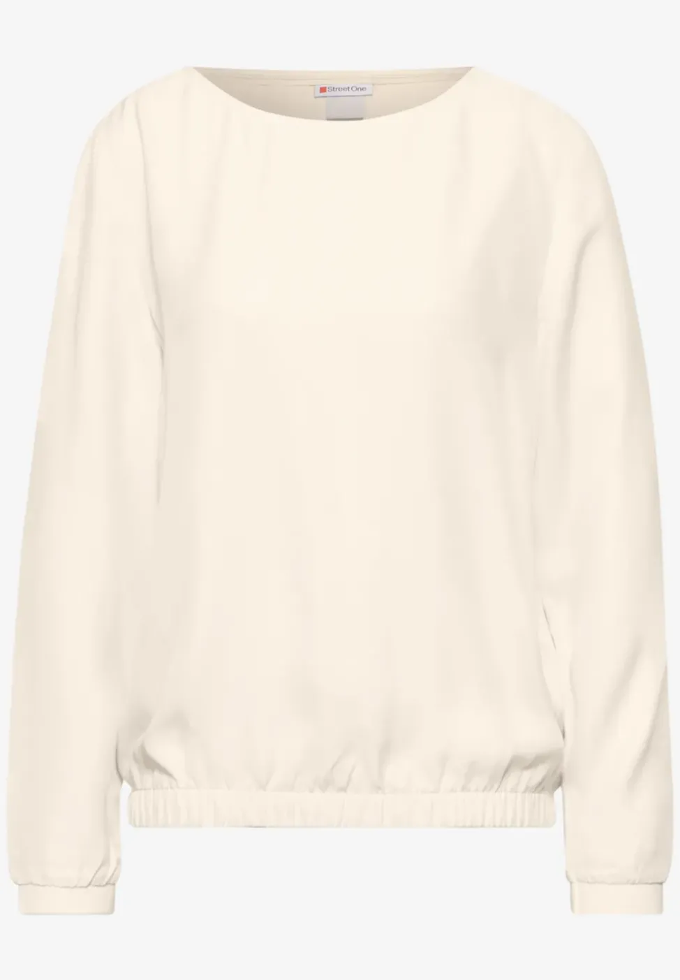 Blouse avec ourlet froncé
