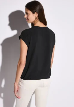 Blouse avec ourlet élastique