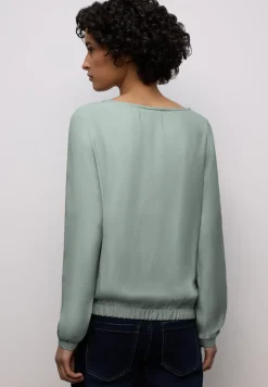 Blouse avec ourlet élastique