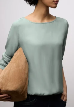 Blouse avec ourlet élastique