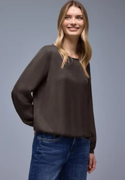 Blouse avec ourlet élastique