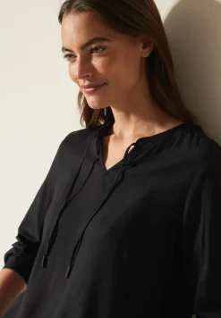 Blouse avec ourlet élastique