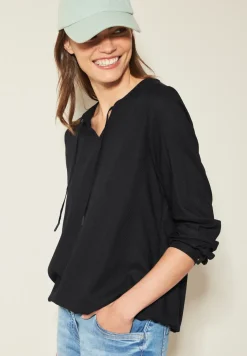 Blouse avec ourlet élastique