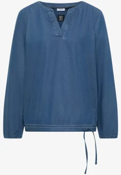 Blouse avec ourlet élastique