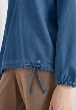 Blouse avec ourlet élastique