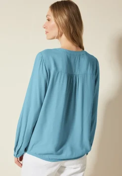 Blouse avec ourlet élastique