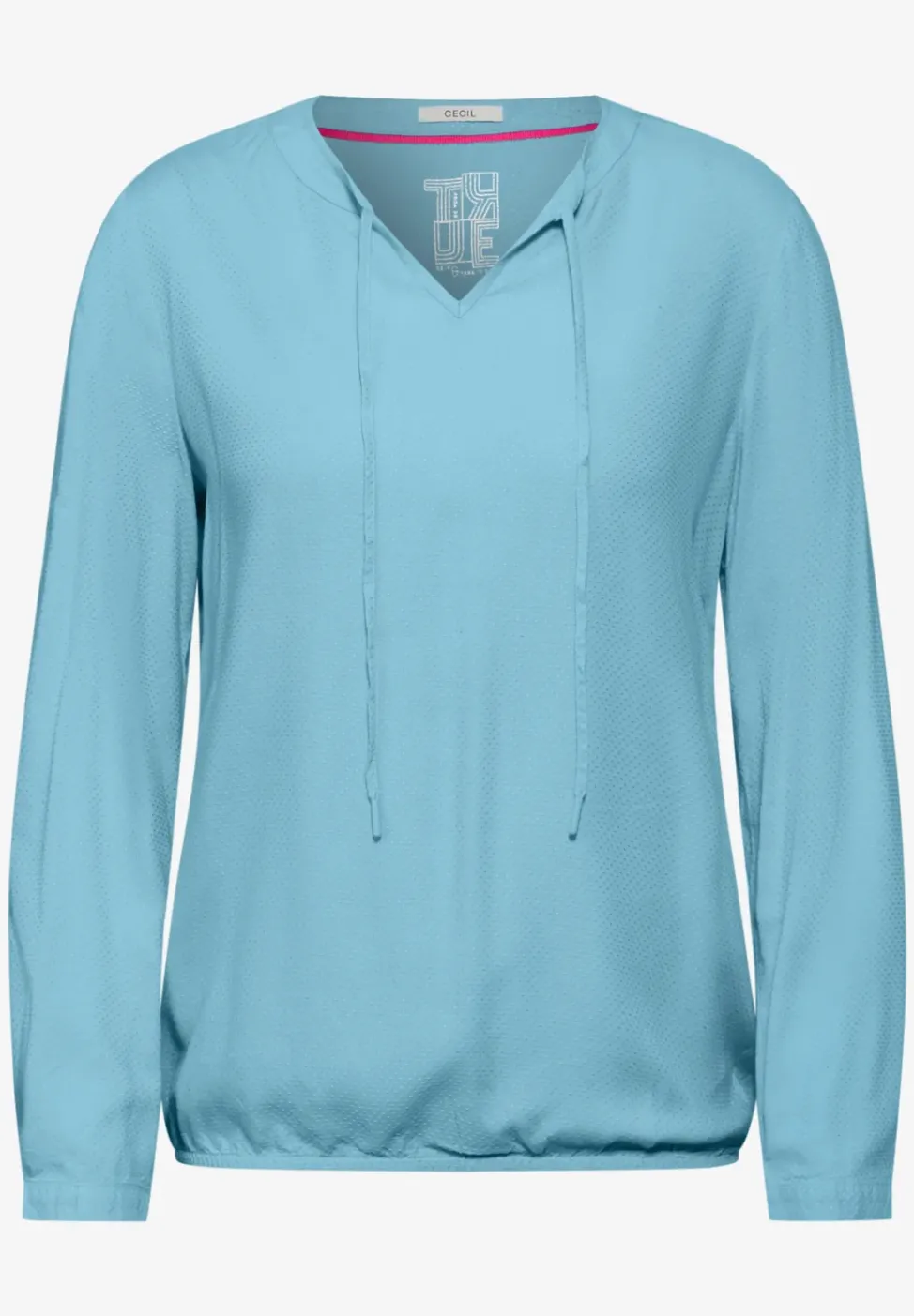 Blouse avec ourlet élastique
