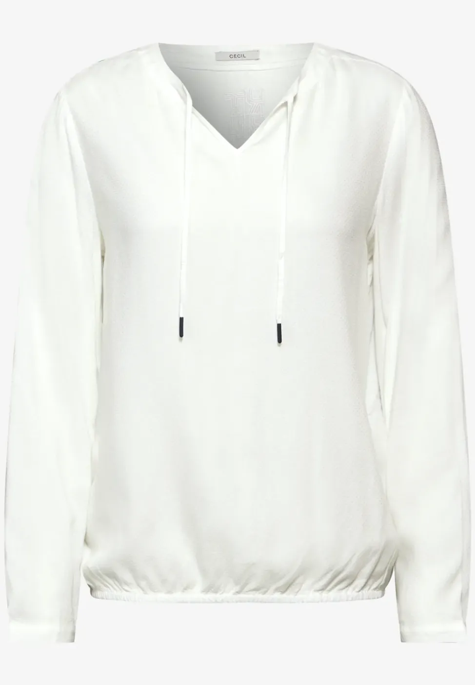 Blouse avec ourlet élastique