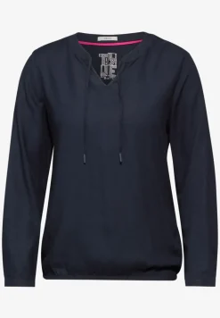 Blouse avec ourlet élastique