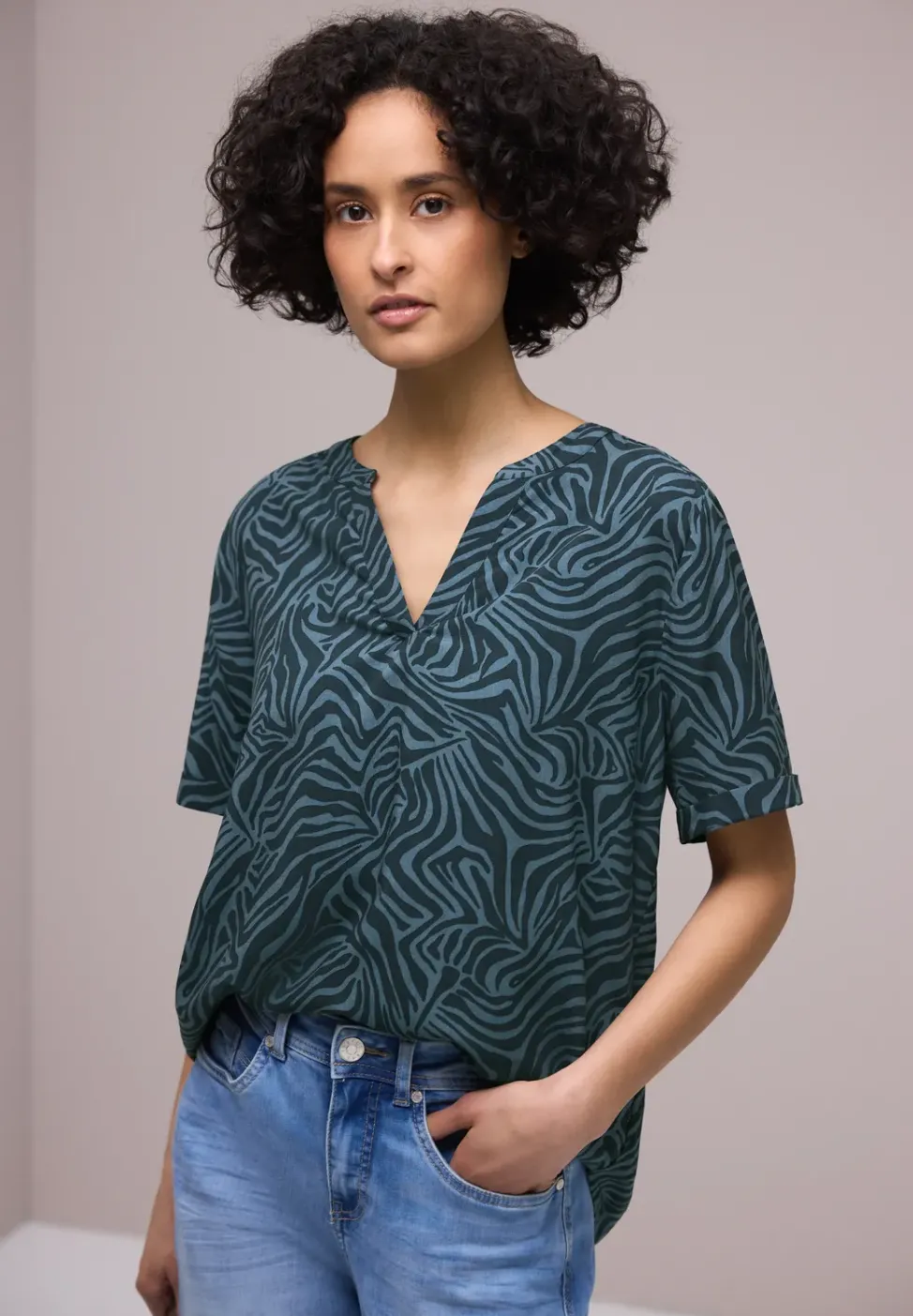 Blouse avec turn-up