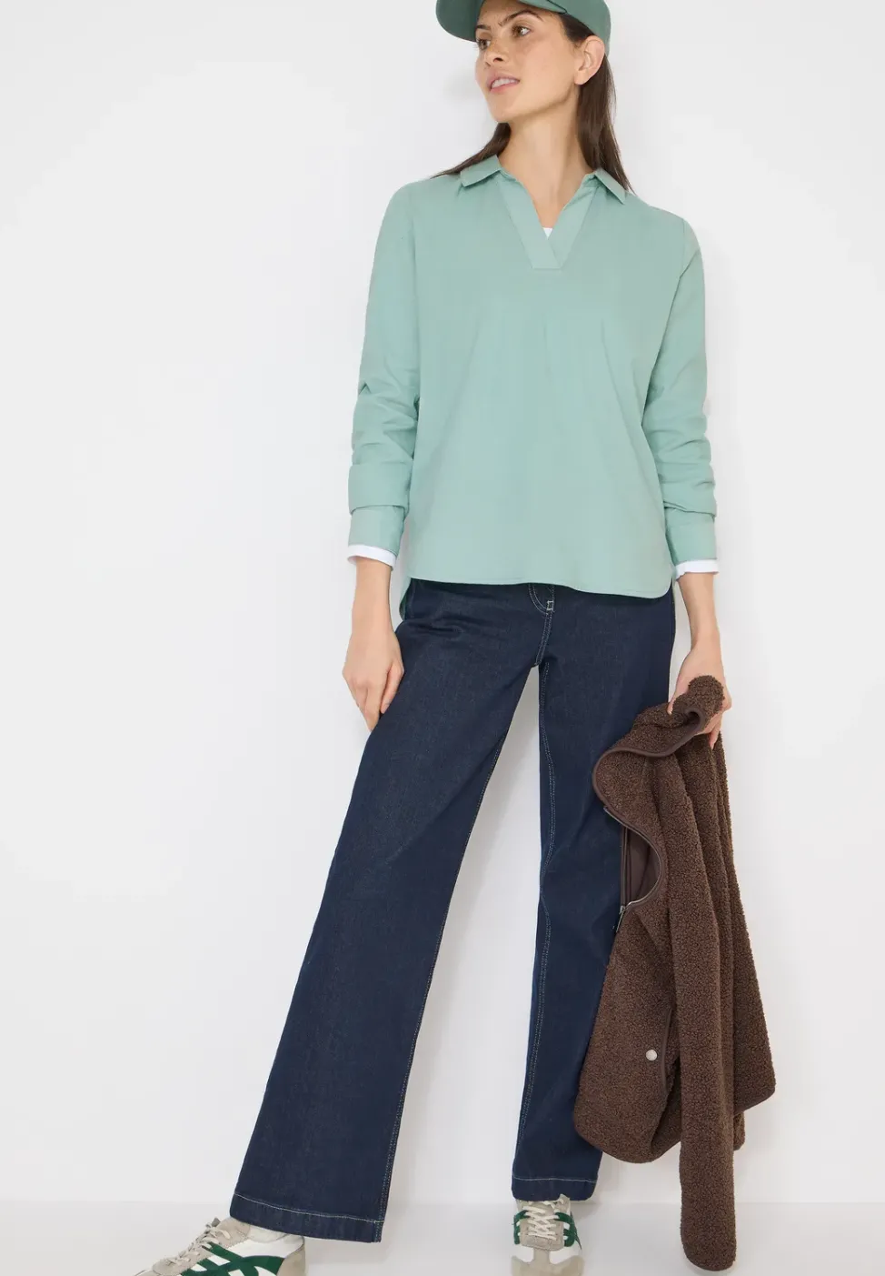 Blouse avec turn-up
